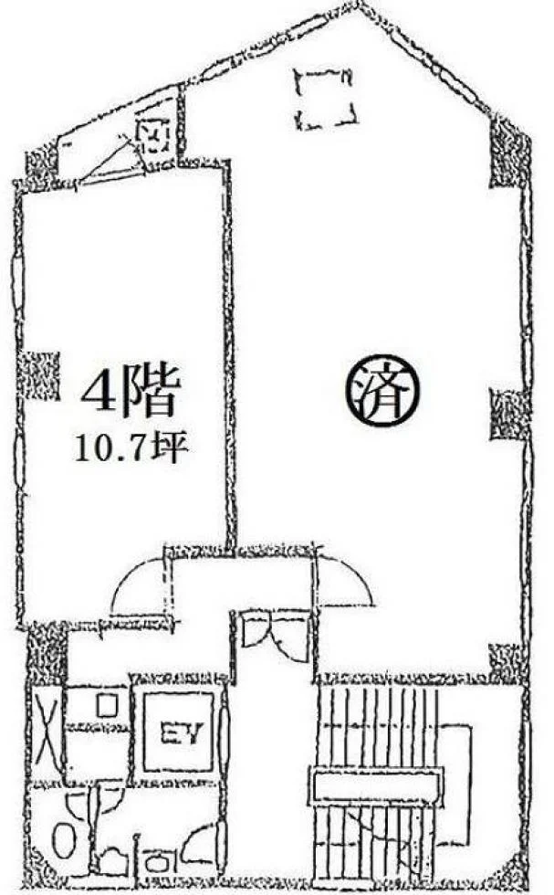 虎ノ門興業ビル(虎之門興業ビル) 4 フロア図面 1