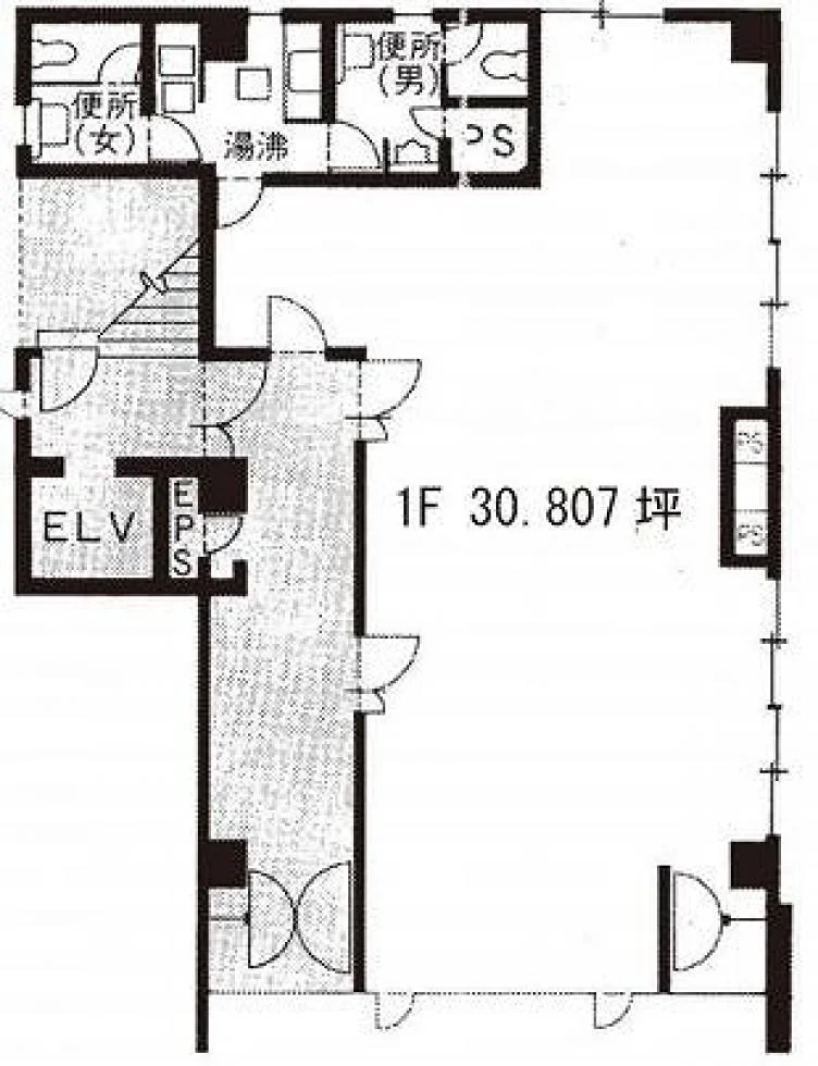 ニュー三栄ビル 1 フロア図面 1