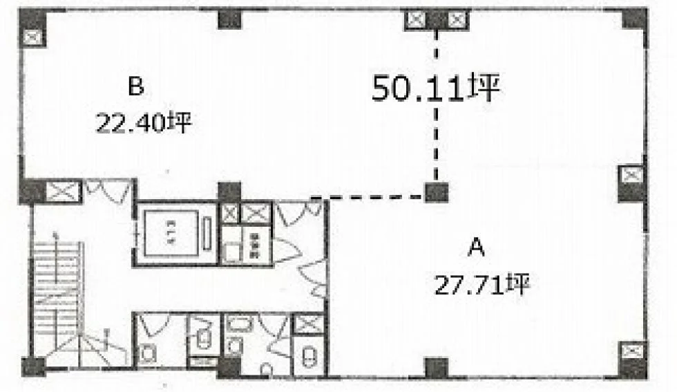 西新橋企画ビル 5 フロア図面 13