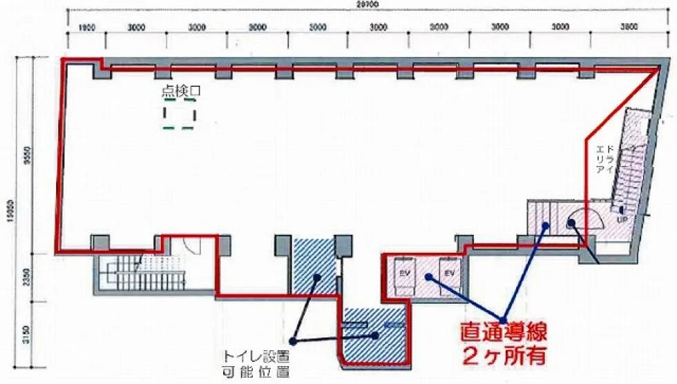 オーイズミ六本木ビル B1 フロア図面 9