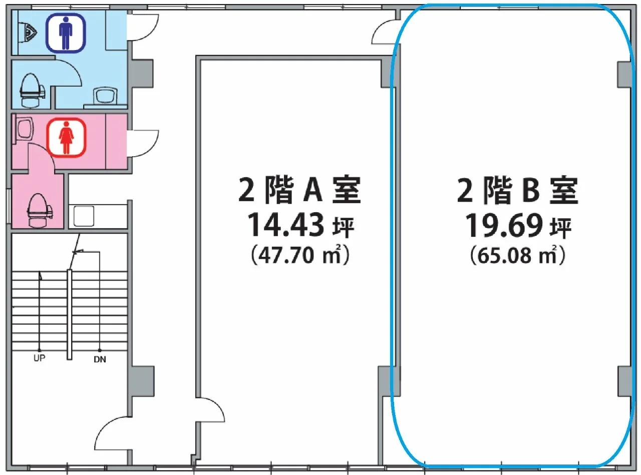 本田ビル 2 フロア図面 5