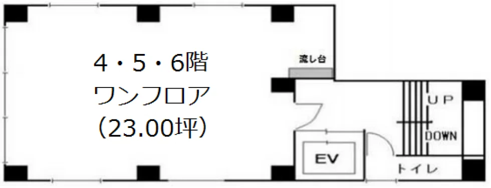 岩尾ビル 5 フロア図面 9