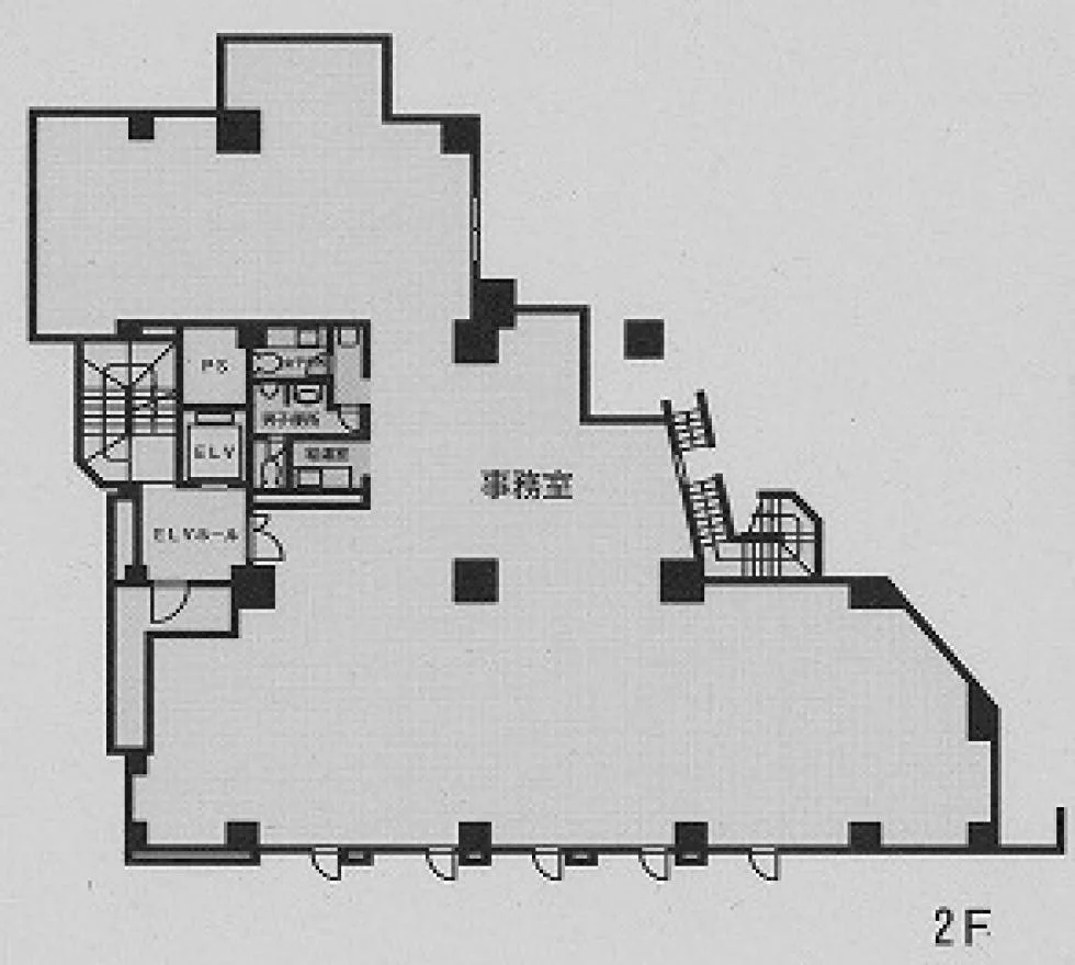 元赤坂イーストビル 2 フロア図面 5