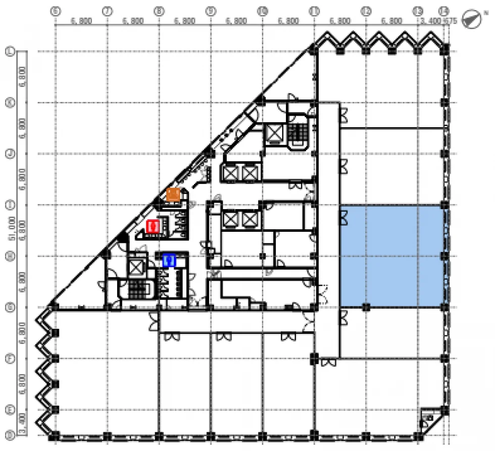 城山トラストタワー 33 フロア図面 9