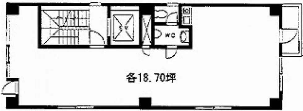 万代芝ビル 4 フロア図面 6