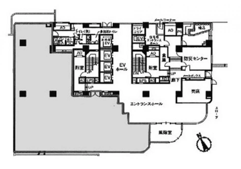 AQUACITY芝浦ビル 1 フロア図面 9