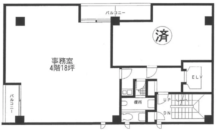 ワカサビル 4 フロア図面 5