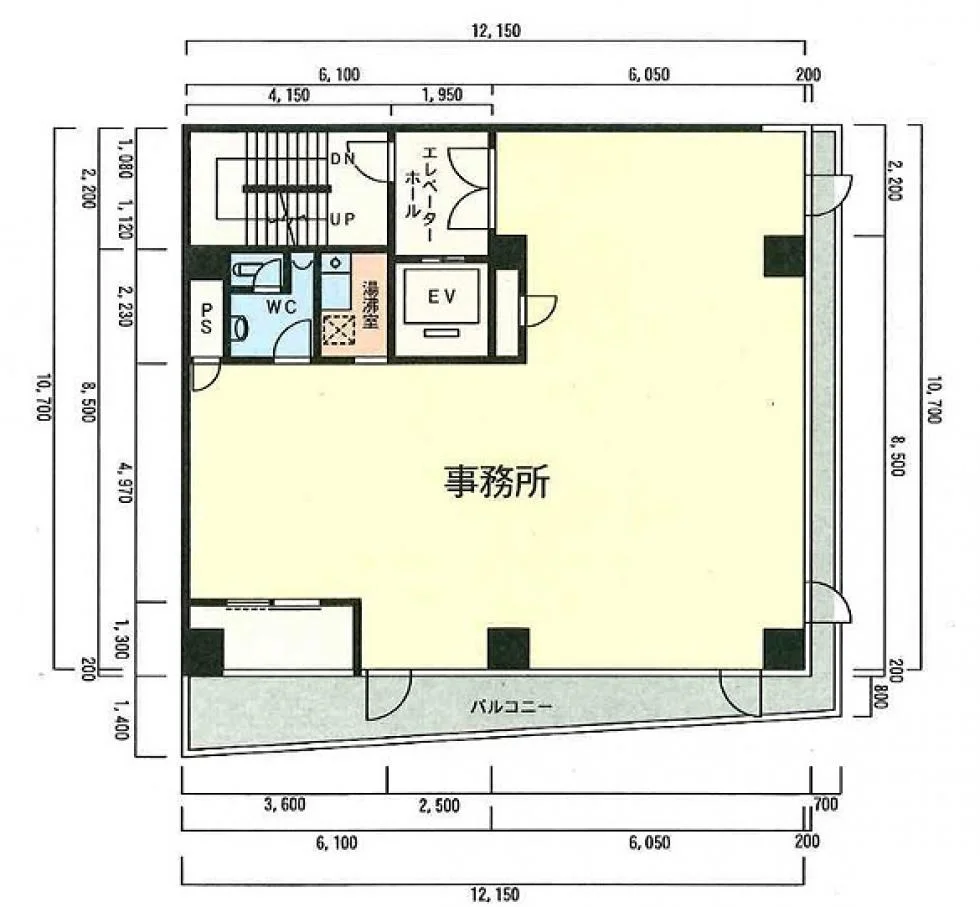 布萬スカイビル 8 フロア図面 6