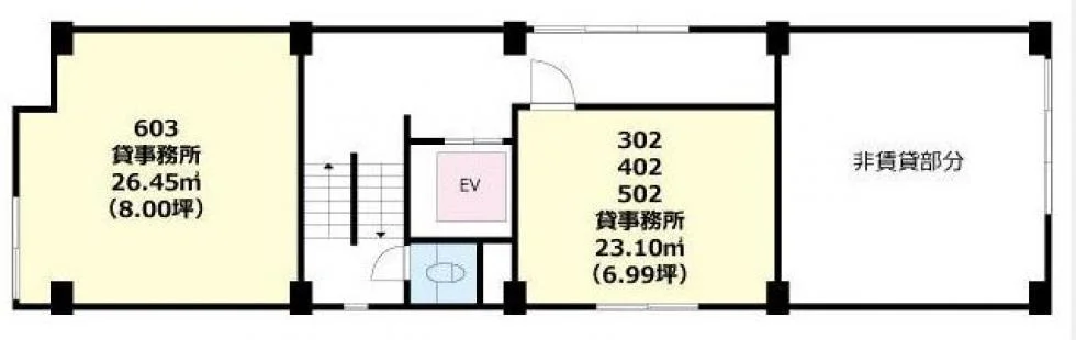 立川ビル 3 フロア図面 9