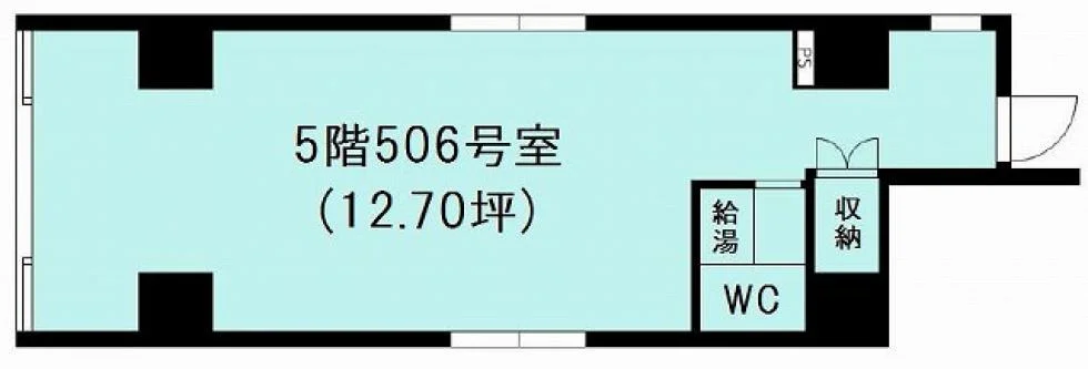 桔梗備前ビル 5 フロア図面 9