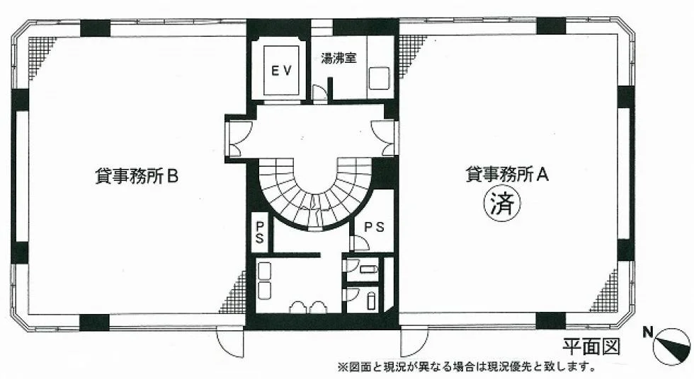 赤坂セブンビル 4 フロア図面 5