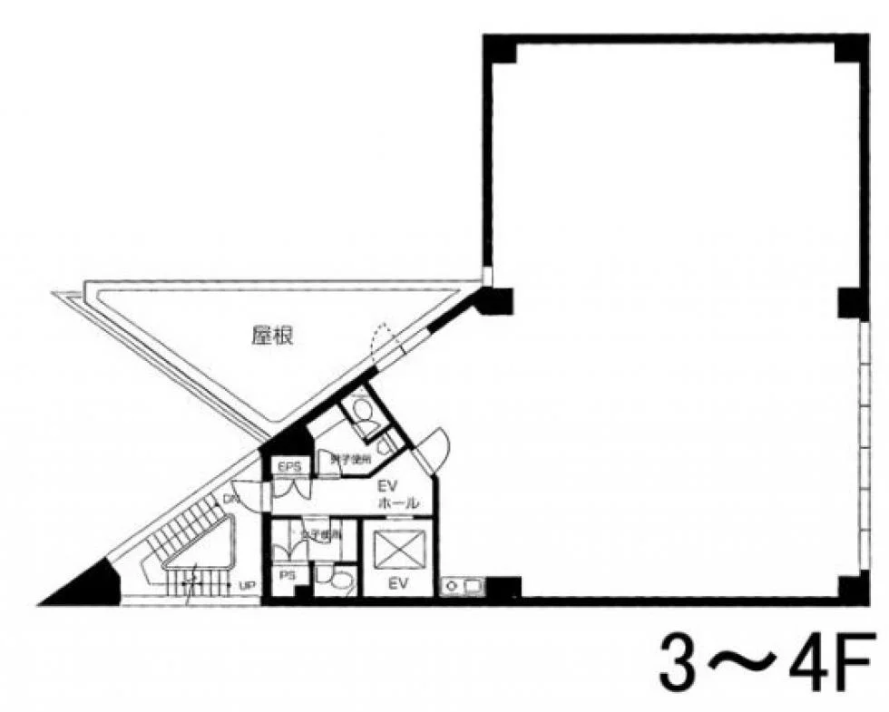 デコパージュ南青山ビル 4 フロア図面 5