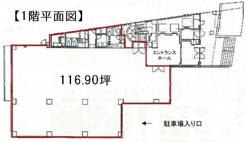 麻布十番日新ビル 1 フロア図面 5