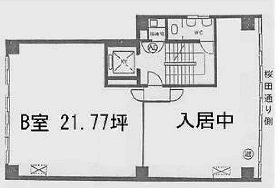 虎ノ門南ビル 3 フロア図面 9
