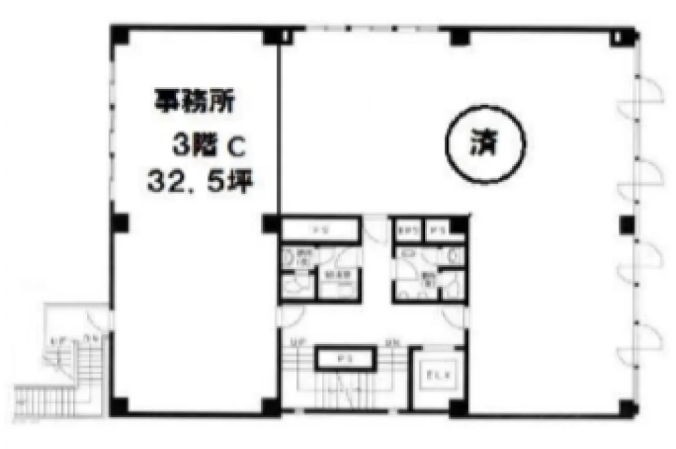 第3協栄ビル 3 フロア図面 8