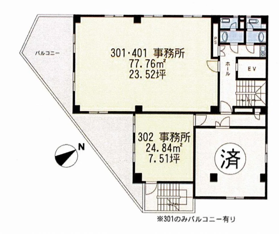 タチバナビル 4 フロア図面 9