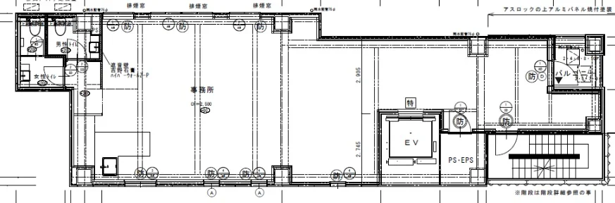 ACN汐留ビルディング 3 フロア図面 21