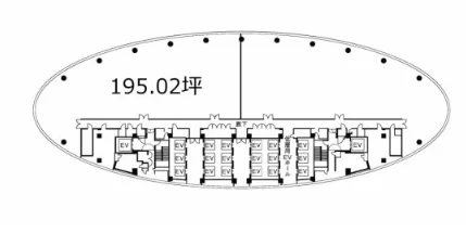 品川インターシティA棟 11 フロア図面 9