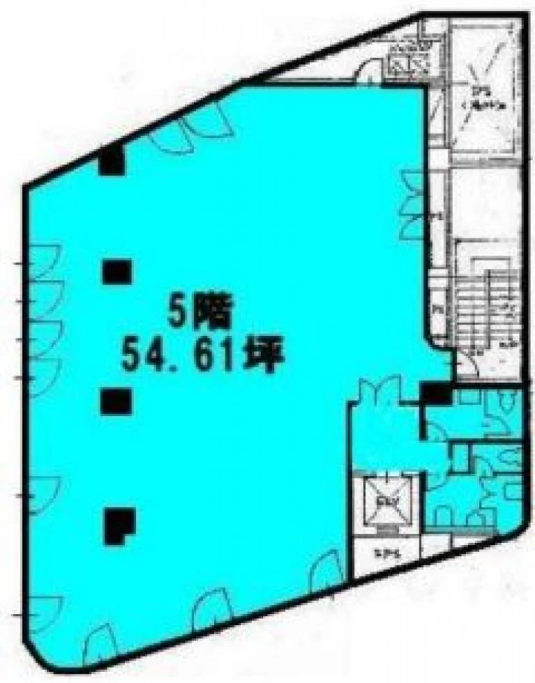 青山KYビル 5 フロア図面 4