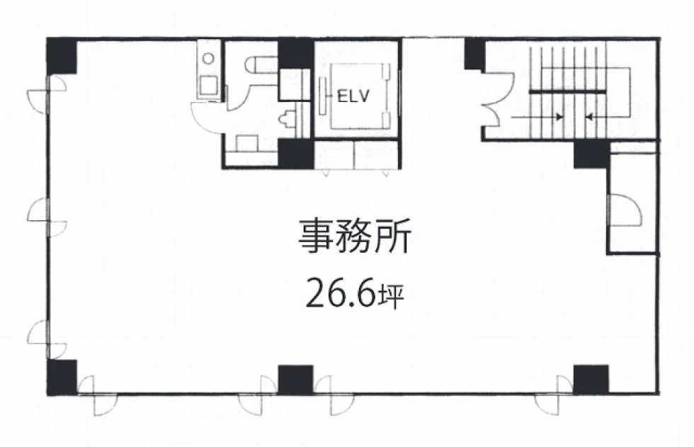 メディコ西新橋ビル 5 フロア図面 11