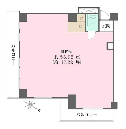 パラッツオ赤坂ビル 2 フロア図面 9