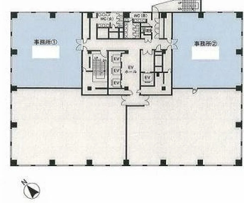 神谷町プライムプレイス 8 フロア図面 10