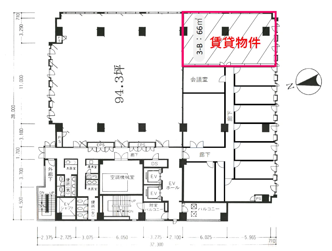 TTDビル (TTD Plaza) 3 フロア図面 9