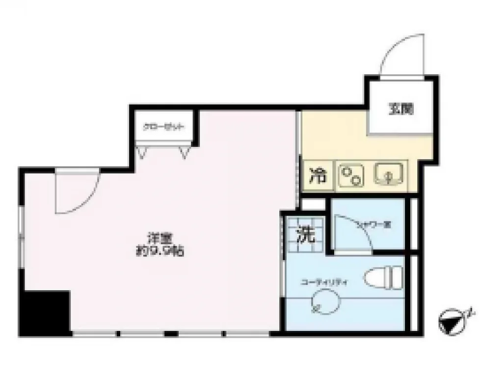 トゥシェ新橋ビル 6 フロア図面 9