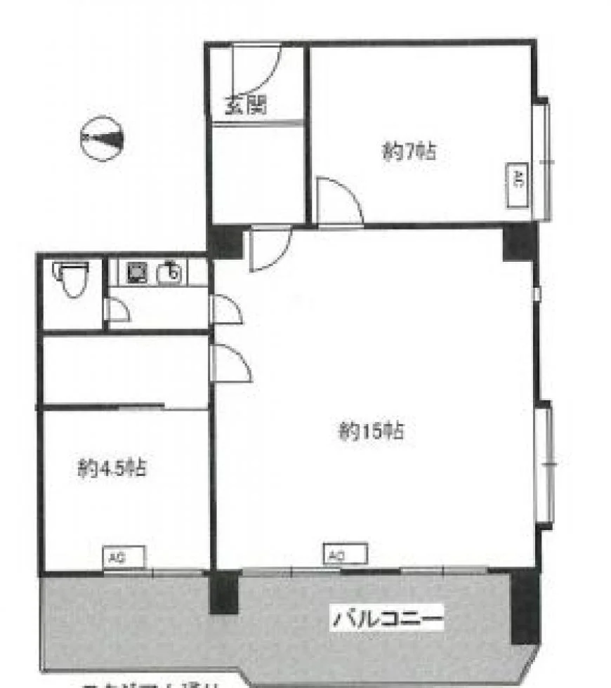 メゾン青山ビル 4 フロア図面 11