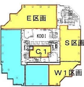 品川イーストワンタワー 19 フロア図面 7