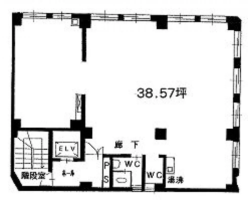 浜松町昭栄ビル 2 フロア図面 8