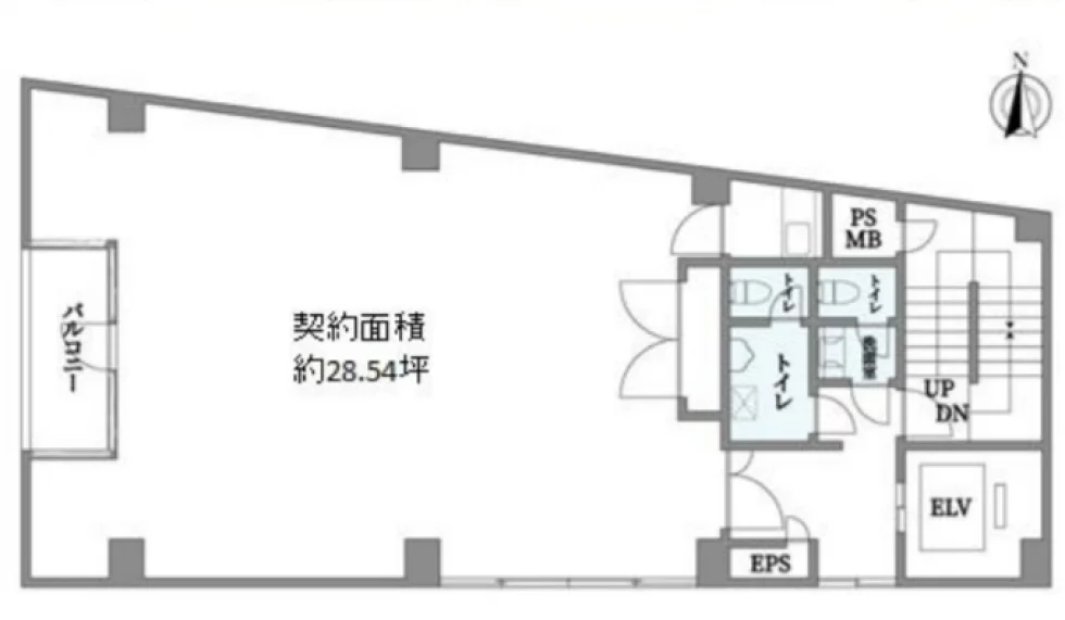 青山アイアイビル 6 フロア図面 5