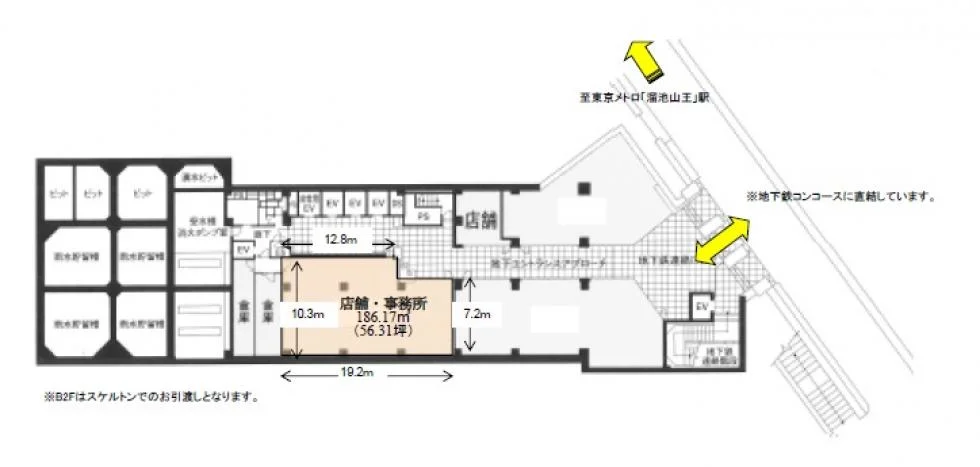 オリックス赤坂2丁目ビル B2 フロア図面 9