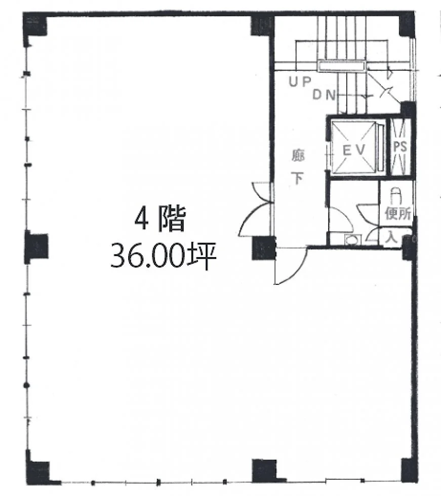中村ビル 4 フロア図面 9