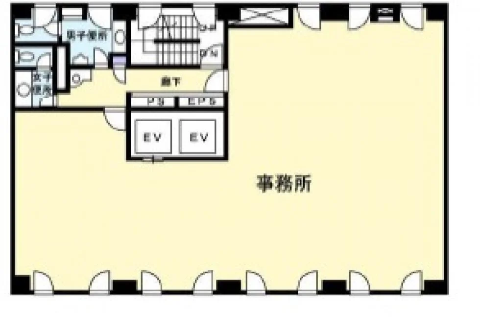 パンジャパン(PANJAPAN)(PAN JAPAN)ビル 4 フロア図面 9