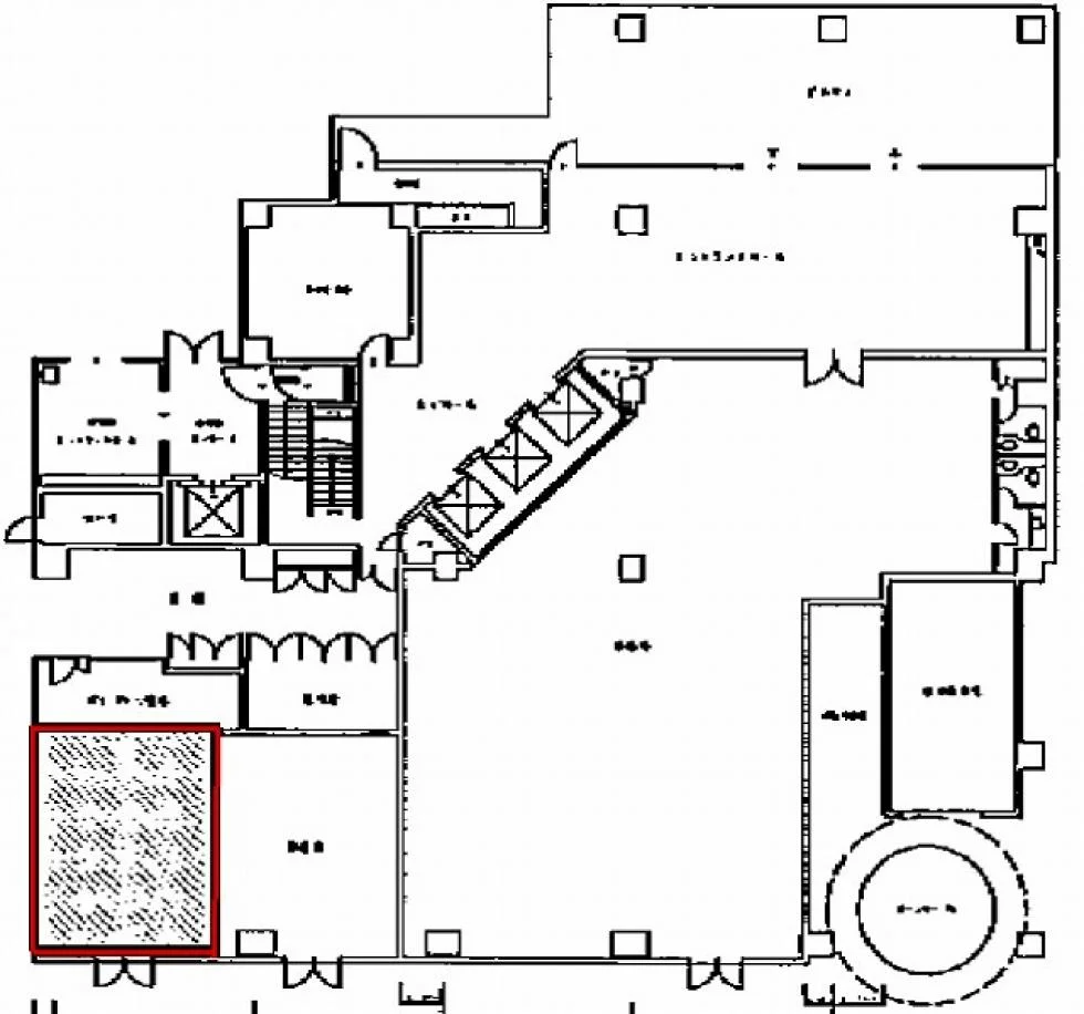UD神谷町ビル 1 フロア図面 1