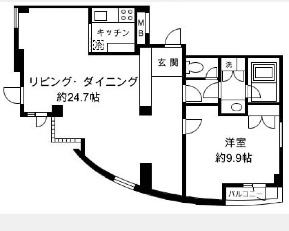 H&M南青山ビル 3 フロア図面 9