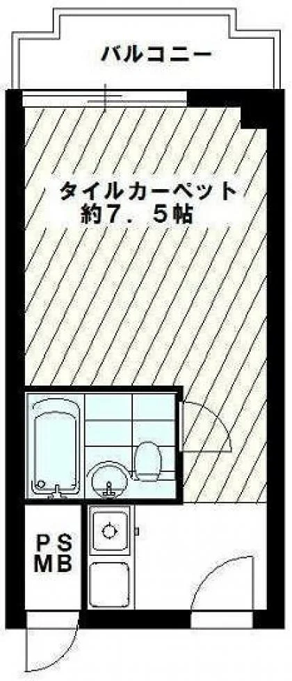 芝ダイヤハイツ 7 フロア図面 9
