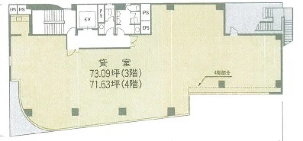 泉赤坂ビル 4 フロア図面 6