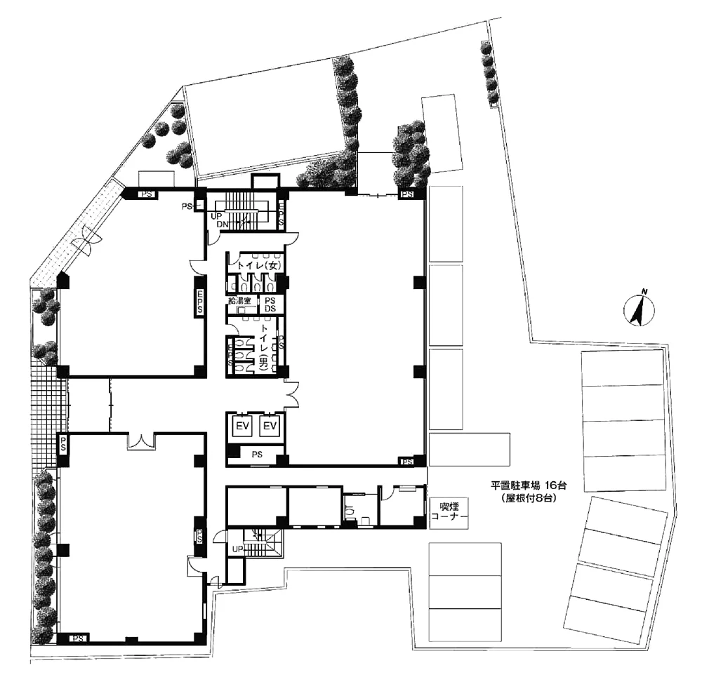 興和白金台ビル 1 フロア図面 9