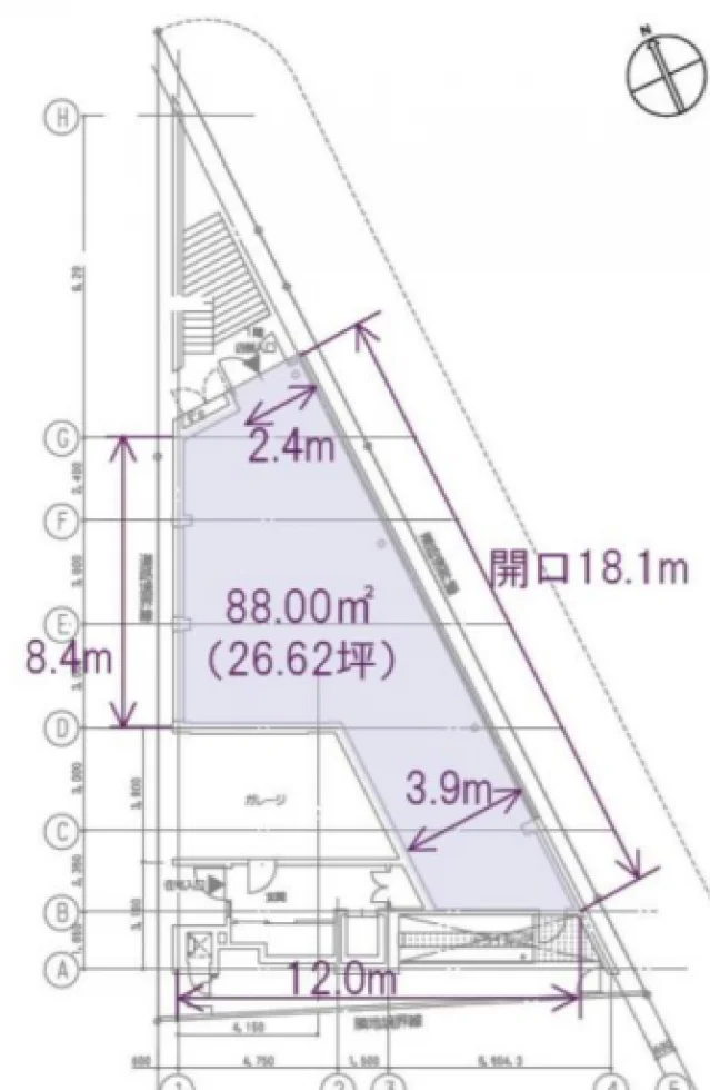 Tri-Angle MINAMIAOYAMA(トライアングル南青山) B1 フロア図面 9