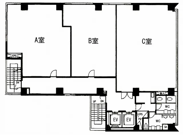 新橋MCVビル 3 フロア図面 10