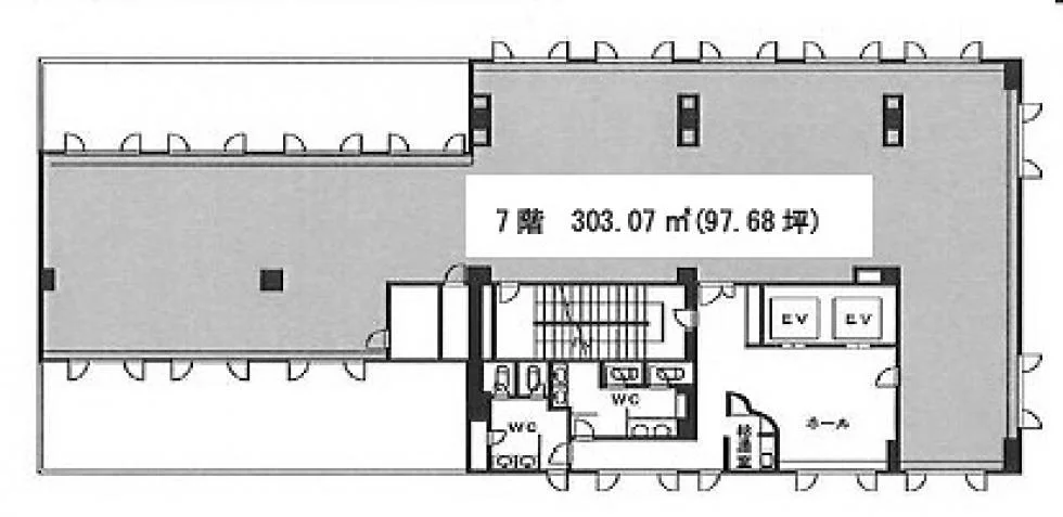 浜松町TSビル 7 フロア図面 9