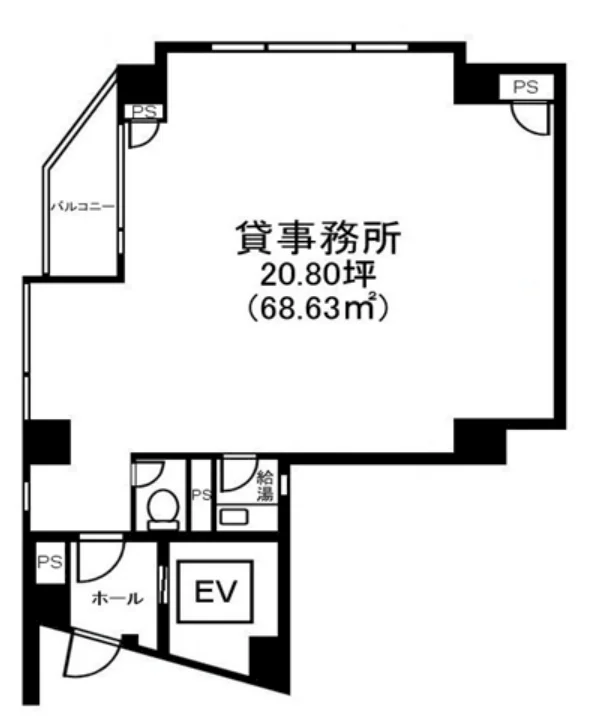 赤坂ASビル 4 フロア図面 6