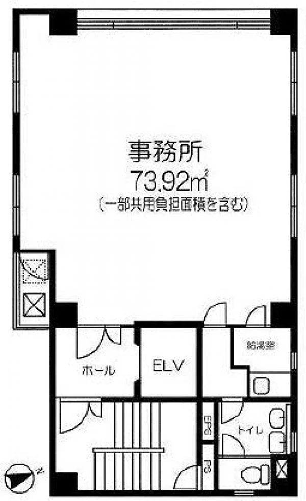 新橋新和ビル 6 フロア図面 4