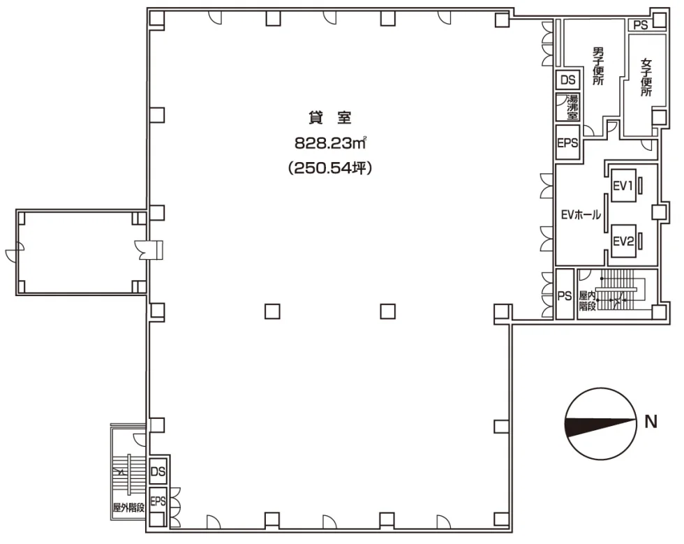 JEI浜松町ビル 5 フロア図面 1