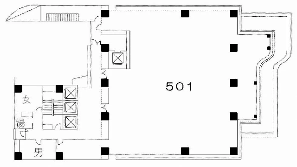 Daiwa西新橋ビル 5 フロア図面 9
