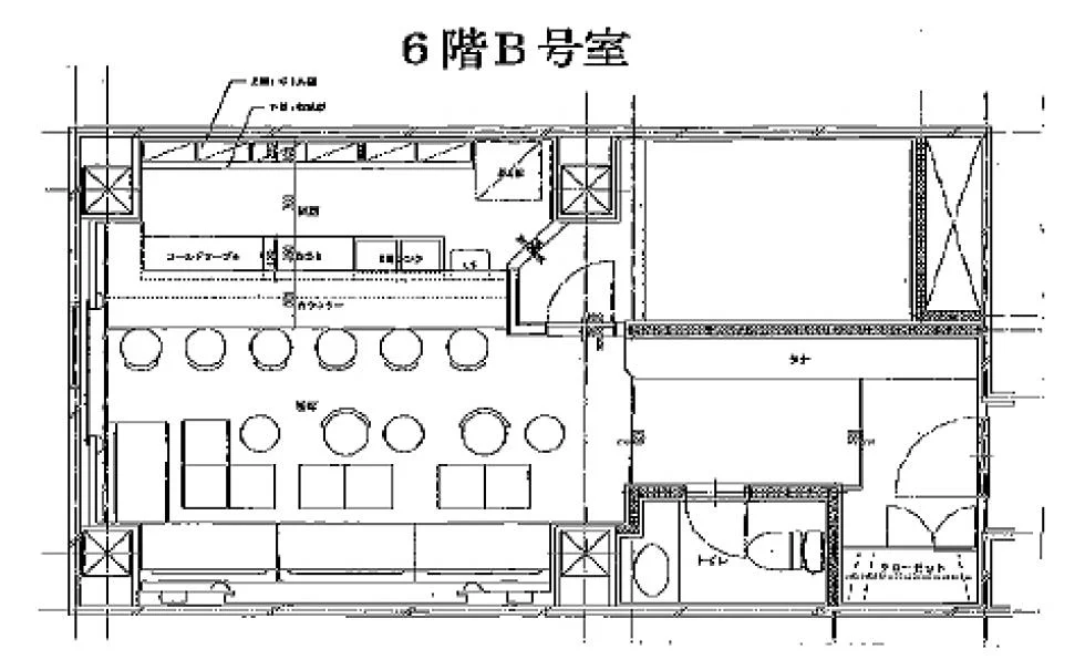 Power House BLDG(パワーハウス六本木) 6 フロア図面 3