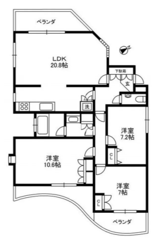 ピュアシティ六本木ビル 2 フロア図面 5