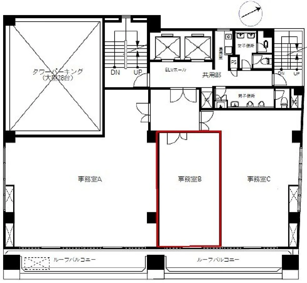 ニュー西新橋ビル 9 フロア図面 11